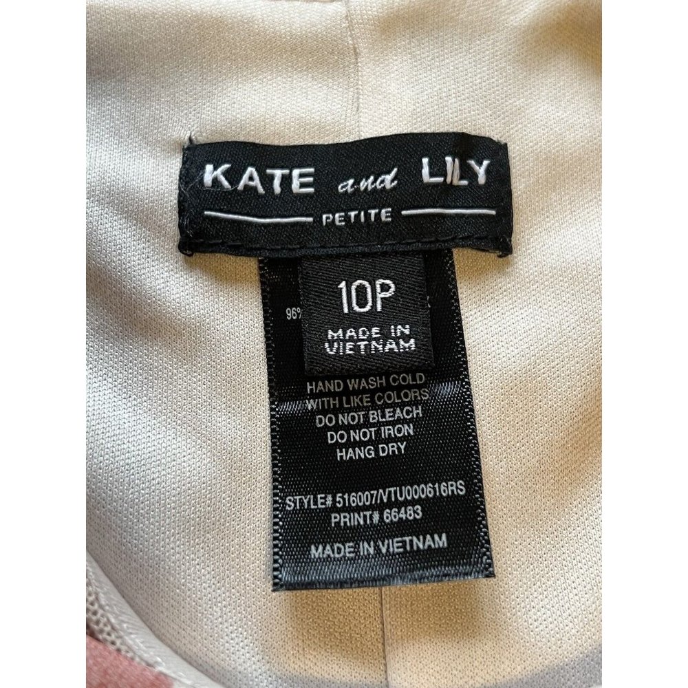 Kate And Lily NWT Floral Dress Size 10p Boho Summer Chic Wedding Formal Party - Picture 3 of 15
